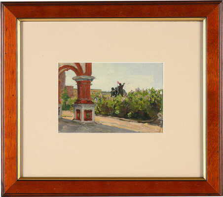 Панкратов Сергей Фёдорович. Вид на памятник Минину и Пожарскому от Покровского собора